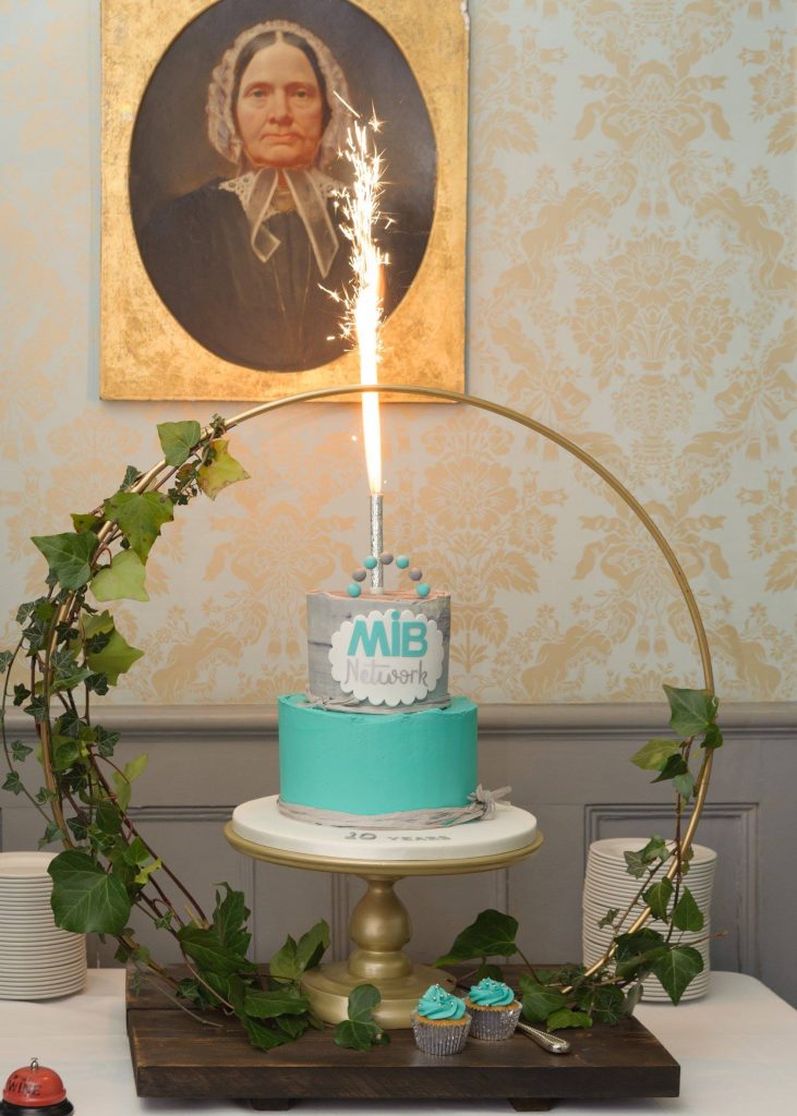 10th birthday cake for MIB Network