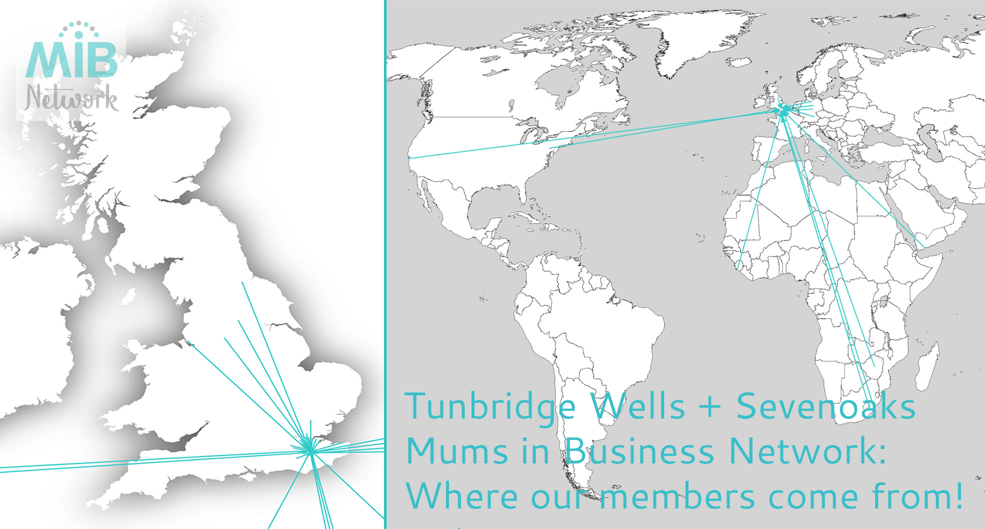Tunbridge Wells and Sevenoaks Mums in Business Network Map